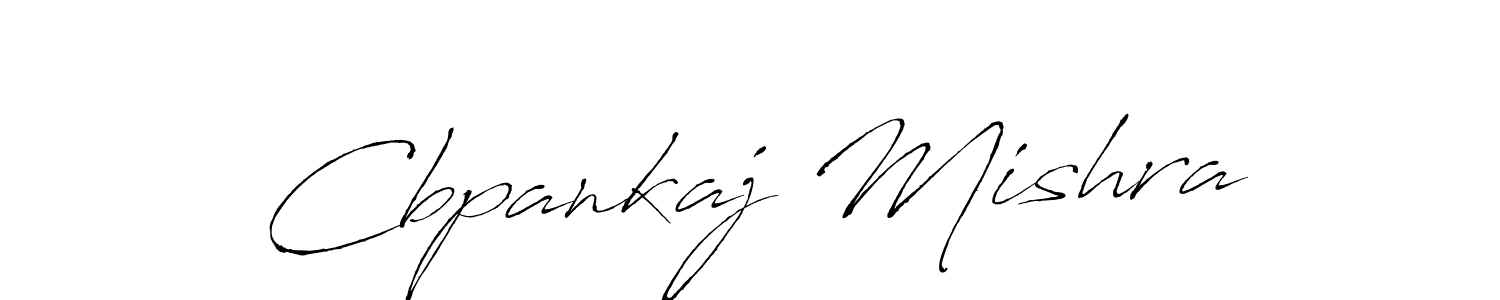 Create a beautiful signature design for name Cbpankaj Mishra. With this signature (Antro_Vectra) fonts, you can make a handwritten signature for free. Cbpankaj Mishra signature style 6 images and pictures png
