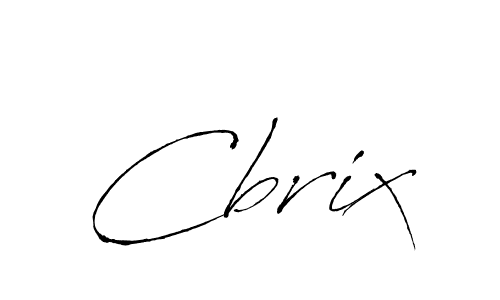 How to make Cbrix signature? Antro_Vectra is a professional autograph style. Create handwritten signature for Cbrix name. Cbrix signature style 6 images and pictures png