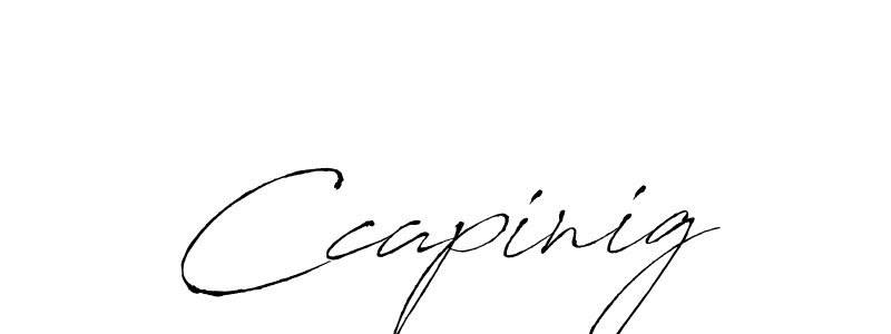 Also we have Ccapinig name is the best signature style. Create professional handwritten signature collection using Antro_Vectra autograph style. Ccapinig signature style 6 images and pictures png