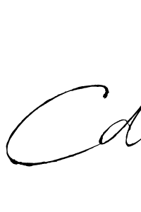 Create a beautiful signature design for name Cd. With this signature (Antro_Vectra) fonts, you can make a handwritten signature for free. Cd signature style 6 images and pictures png