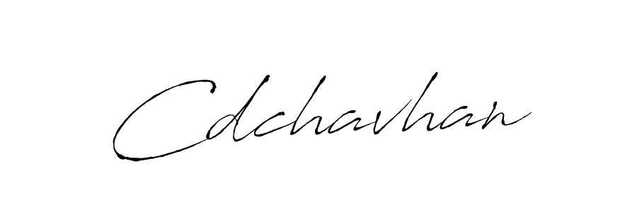 Make a beautiful signature design for name Cdchavhan. With this signature (Antro_Vectra) style, you can create a handwritten signature for free. Cdchavhan signature style 6 images and pictures png