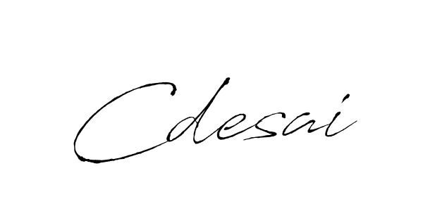 if you are searching for the best signature style for your name Cdesai. so please give up your signature search. here we have designed multiple signature styles  using Antro_Vectra. Cdesai signature style 6 images and pictures png