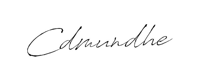 Create a beautiful signature design for name Cdmundhe. With this signature (Antro_Vectra) fonts, you can make a handwritten signature for free. Cdmundhe signature style 6 images and pictures png