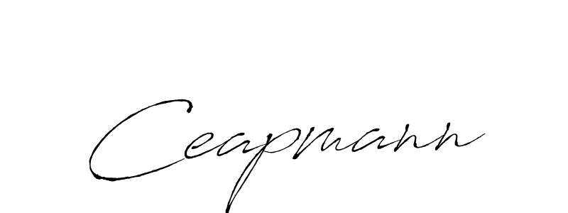 Use a signature maker to create a handwritten signature online. With this signature software, you can design (Antro_Vectra) your own signature for name Ceapmann. Ceapmann signature style 6 images and pictures png