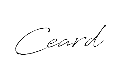 The best way (Antro_Vectra) to make a short signature is to pick only two or three words in your name. The name Ceard include a total of six letters. For converting this name. Ceard signature style 6 images and pictures png