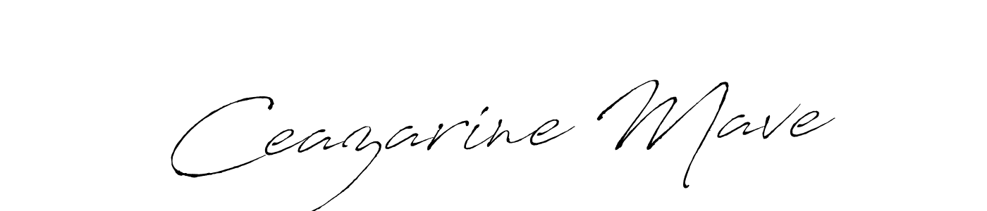 Design your own signature with our free online signature maker. With this signature software, you can create a handwritten (Antro_Vectra) signature for name Ceazarine Mave. Ceazarine Mave signature style 6 images and pictures png