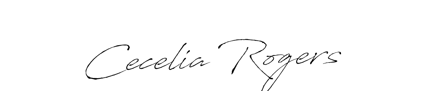 Make a beautiful signature design for name Cecelia Rogers. With this signature (Antro_Vectra) style, you can create a handwritten signature for free. Cecelia Rogers signature style 6 images and pictures png