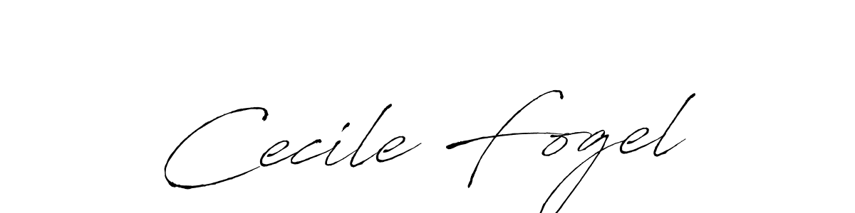 Antro_Vectra is a professional signature style that is perfect for those who want to add a touch of class to their signature. It is also a great choice for those who want to make their signature more unique. Get Cecile Fogel name to fancy signature for free. Cecile Fogel signature style 6 images and pictures png