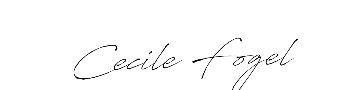 How to make Cecile Fogel signature? Antro_Vectra is a professional autograph style. Create handwritten signature for Cecile Fogel name. Cecile Fogel signature style 6 images and pictures png