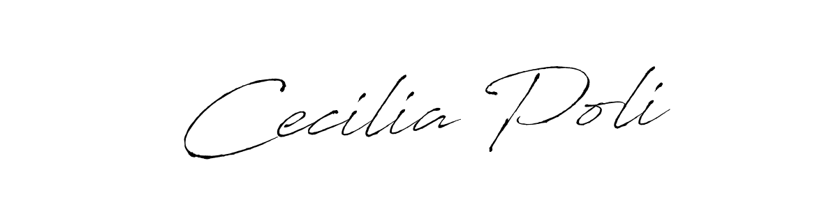 It looks lik you need a new signature style for name Cecilia Poli. Design unique handwritten (Antro_Vectra) signature with our free signature maker in just a few clicks. Cecilia Poli signature style 6 images and pictures png
