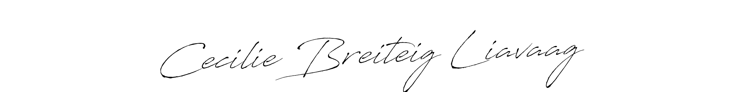 How to make Cecilie Breiteig Liavaag signature? Antro_Vectra is a professional autograph style. Create handwritten signature for Cecilie Breiteig Liavaag name. Cecilie Breiteig Liavaag signature style 6 images and pictures png