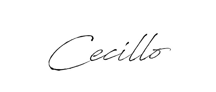 Create a beautiful signature design for name Cecillo. With this signature (Antro_Vectra) fonts, you can make a handwritten signature for free. Cecillo signature style 6 images and pictures png