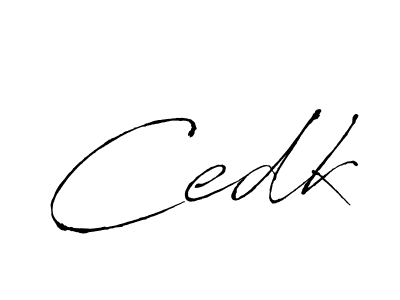 How to make Cedk name signature. Use Antro_Vectra style for creating short signs online. This is the latest handwritten sign. Cedk signature style 6 images and pictures png