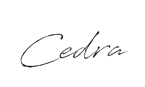 Use a signature maker to create a handwritten signature online. With this signature software, you can design (Antro_Vectra) your own signature for name Cedra. Cedra signature style 6 images and pictures png