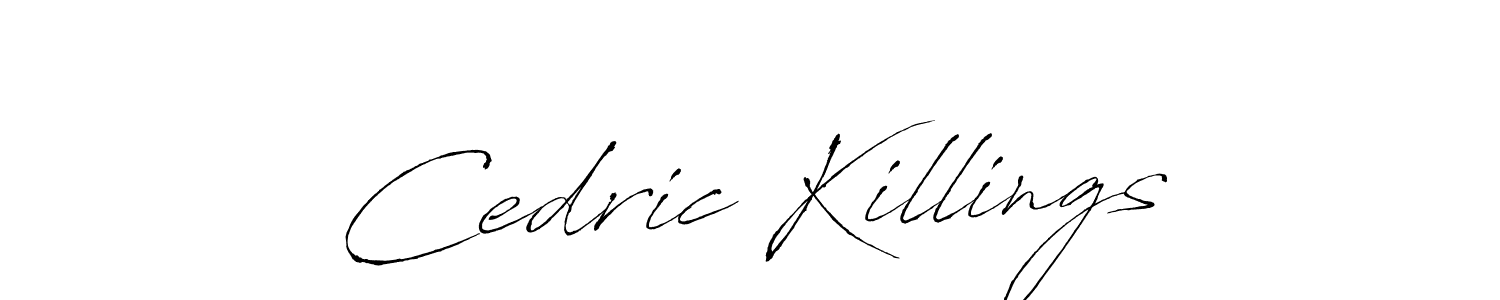 Use a signature maker to create a handwritten signature online. With this signature software, you can design (Antro_Vectra) your own signature for name Cedric Killings. Cedric Killings signature style 6 images and pictures png