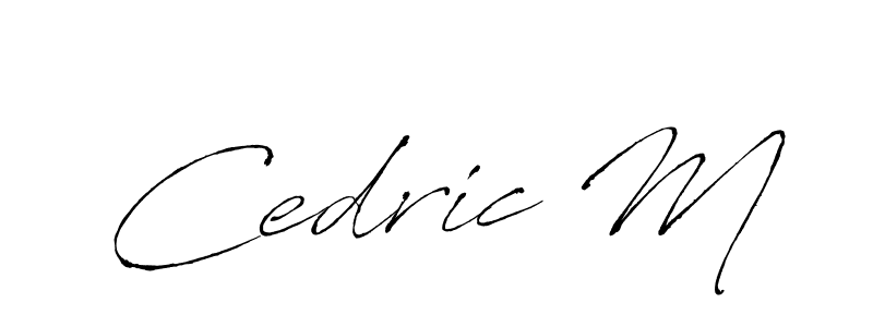 Also we have Cedric M name is the best signature style. Create professional handwritten signature collection using Antro_Vectra autograph style. Cedric M signature style 6 images and pictures png