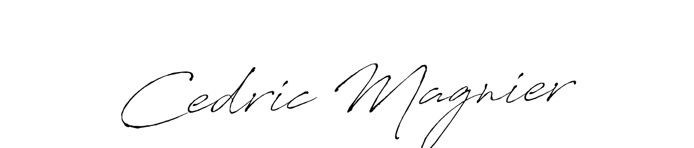 Design your own signature with our free online signature maker. With this signature software, you can create a handwritten (Antro_Vectra) signature for name Cedric Magnier. Cedric Magnier signature style 6 images and pictures png