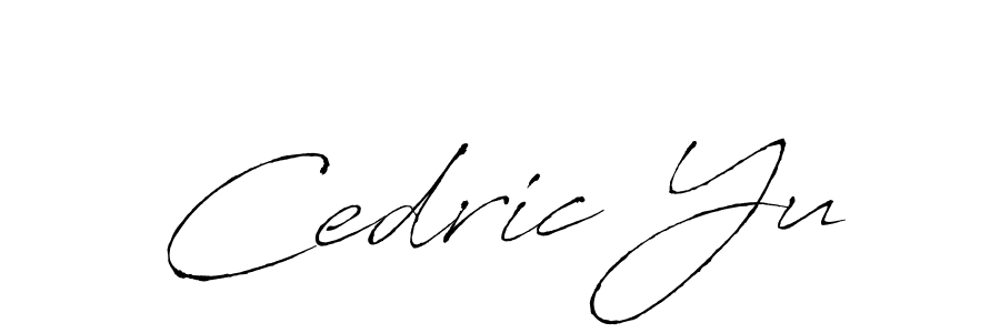 You should practise on your own different ways (Antro_Vectra) to write your name (Cedric Yu) in signature. don't let someone else do it for you. Cedric Yu signature style 6 images and pictures png