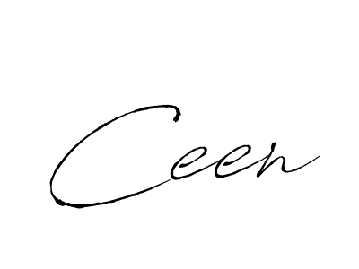 Use a signature maker to create a handwritten signature online. With this signature software, you can design (Antro_Vectra) your own signature for name Ceen. Ceen signature style 6 images and pictures png