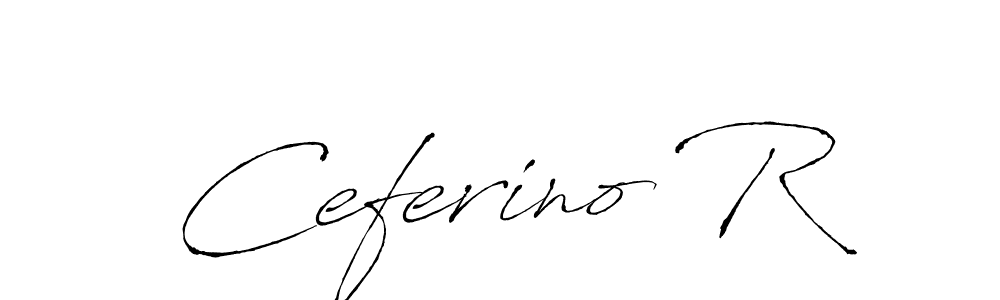 It looks lik you need a new signature style for name Ceferino R. Design unique handwritten (Antro_Vectra) signature with our free signature maker in just a few clicks. Ceferino R signature style 6 images and pictures png