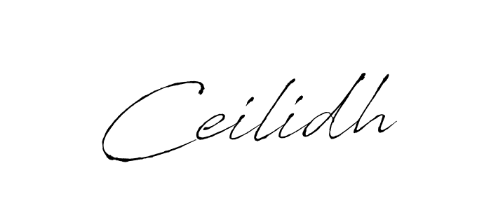 Use a signature maker to create a handwritten signature online. With this signature software, you can design (Antro_Vectra) your own signature for name Ceilidh. Ceilidh signature style 6 images and pictures png