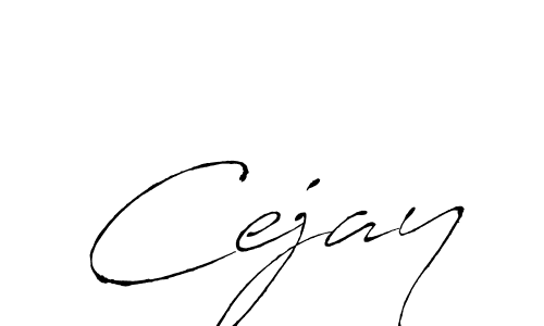 Design your own signature with our free online signature maker. With this signature software, you can create a handwritten (Antro_Vectra) signature for name Cejay. Cejay signature style 6 images and pictures png