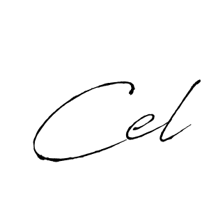 Antro_Vectra is a professional signature style that is perfect for those who want to add a touch of class to their signature. It is also a great choice for those who want to make their signature more unique. Get Cel name to fancy signature for free. Cel signature style 6 images and pictures png