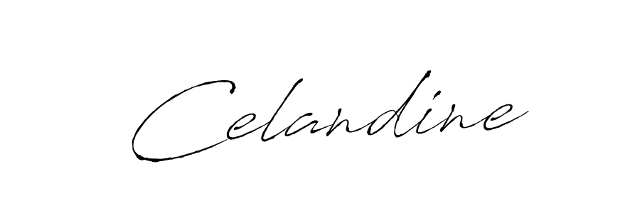 Create a beautiful signature design for name Celandine. With this signature (Antro_Vectra) fonts, you can make a handwritten signature for free. Celandine signature style 6 images and pictures png