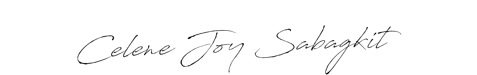 Antro_Vectra is a professional signature style that is perfect for those who want to add a touch of class to their signature. It is also a great choice for those who want to make their signature more unique. Get Celene Joy Sabagkit name to fancy signature for free. Celene Joy Sabagkit signature style 6 images and pictures png