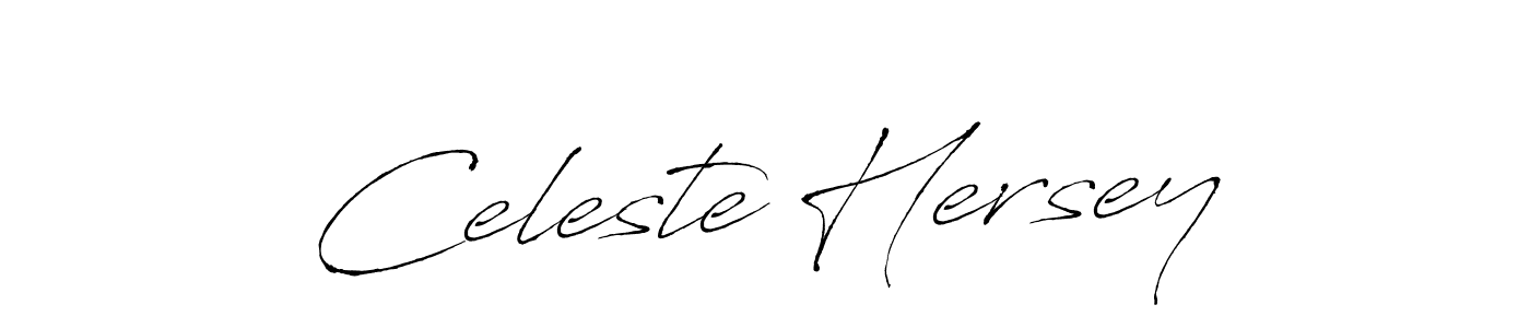 The best way (Antro_Vectra) to make a short signature is to pick only two or three words in your name. The name Celeste Hersey include a total of six letters. For converting this name. Celeste Hersey signature style 6 images and pictures png