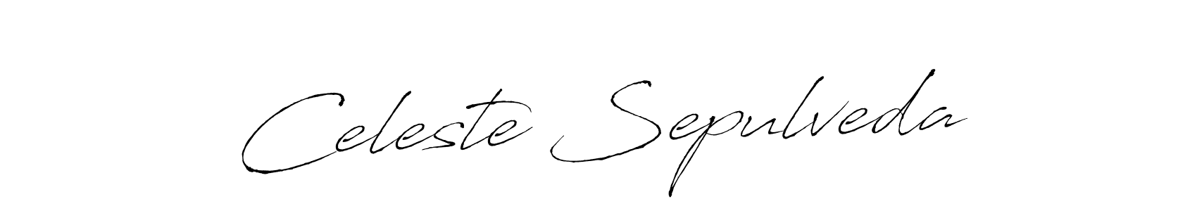 Create a beautiful signature design for name Celeste Sepulveda. With this signature (Antro_Vectra) fonts, you can make a handwritten signature for free. Celeste Sepulveda signature style 6 images and pictures png