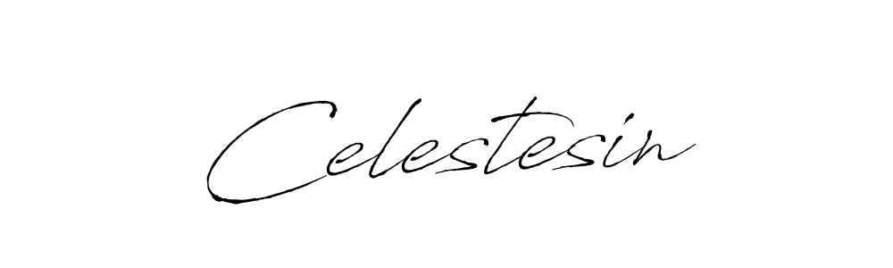 Celestesin stylish signature style. Best Handwritten Sign (Antro_Vectra) for my name. Handwritten Signature Collection Ideas for my name Celestesin. Celestesin signature style 6 images and pictures png