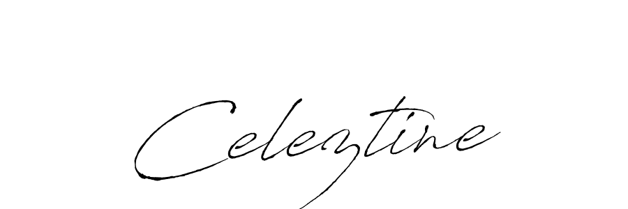 You should practise on your own different ways (Antro_Vectra) to write your name (Celeztine) in signature. don't let someone else do it for you. Celeztine signature style 6 images and pictures png