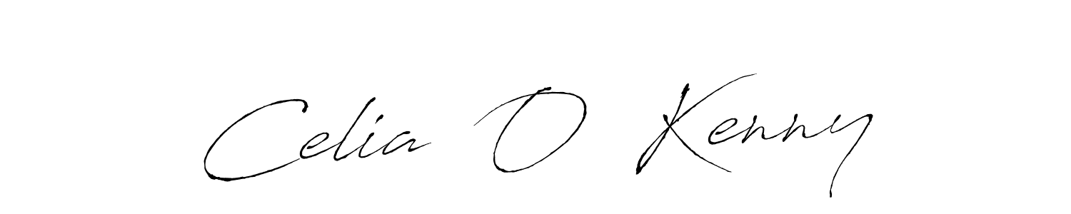 Design your own signature with our free online signature maker. With this signature software, you can create a handwritten (Antro_Vectra) signature for name Celia  O  Kenny. Celia  O  Kenny signature style 6 images and pictures png