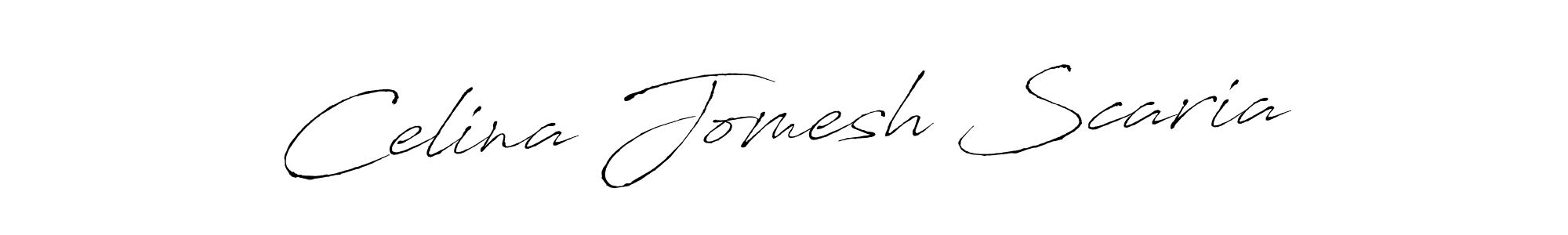 Design your own signature with our free online signature maker. With this signature software, you can create a handwritten (Antro_Vectra) signature for name Celina Jomesh Scaria. Celina Jomesh Scaria signature style 6 images and pictures png