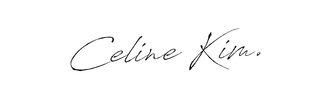 The best way (Antro_Vectra) to make a short signature is to pick only two or three words in your name. The name Celine Kim. include a total of six letters. For converting this name. Celine Kim. signature style 6 images and pictures png