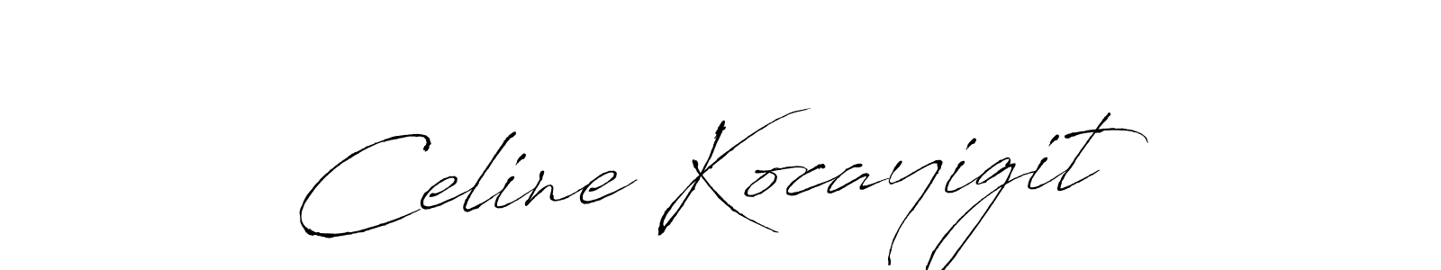 Celine Kocayigit stylish signature style. Best Handwritten Sign (Antro_Vectra) for my name. Handwritten Signature Collection Ideas for my name Celine Kocayigit. Celine Kocayigit signature style 6 images and pictures png