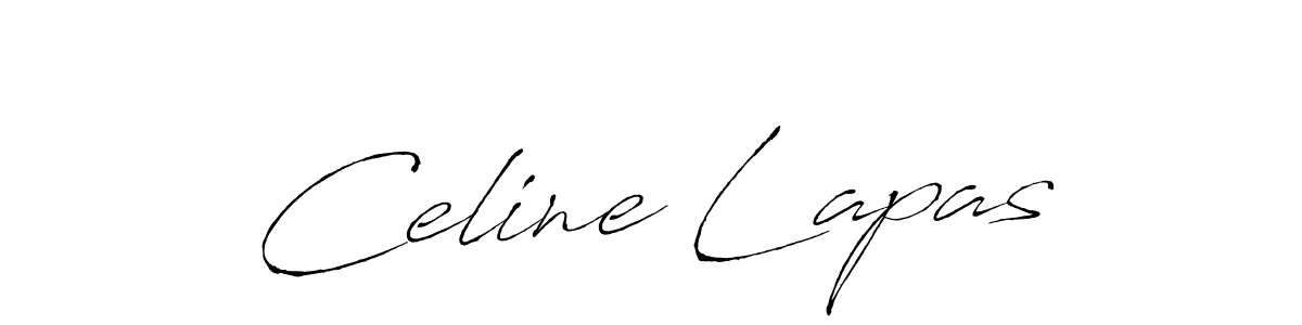 How to make Celine Lapas signature? Antro_Vectra is a professional autograph style. Create handwritten signature for Celine Lapas name. Celine Lapas signature style 6 images and pictures png