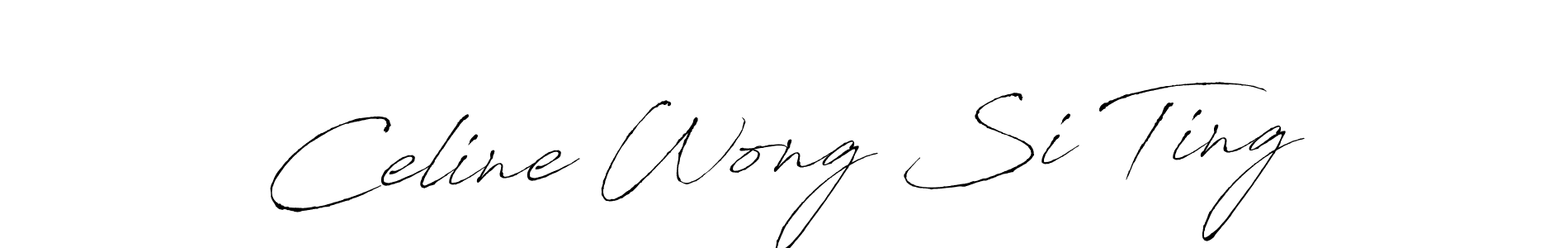 Make a beautiful signature design for name Celine Wong Si Ting. Use this online signature maker to create a handwritten signature for free. Celine Wong Si Ting signature style 6 images and pictures png