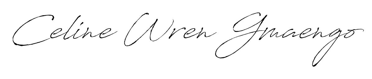 Make a short Celine Wren Gmaengo signature style. Manage your documents anywhere anytime using Antro_Vectra. Create and add eSignatures, submit forms, share and send files easily. Celine Wren Gmaengo signature style 6 images and pictures png
