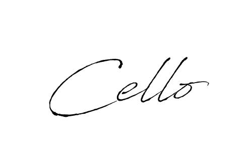 Antro_Vectra is a professional signature style that is perfect for those who want to add a touch of class to their signature. It is also a great choice for those who want to make their signature more unique. Get Cello name to fancy signature for free. Cello signature style 6 images and pictures png