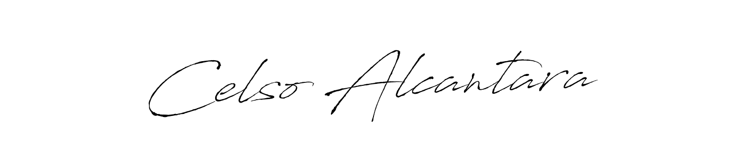 Design your own signature with our free online signature maker. With this signature software, you can create a handwritten (Antro_Vectra) signature for name Celso Alcantara. Celso Alcantara signature style 6 images and pictures png