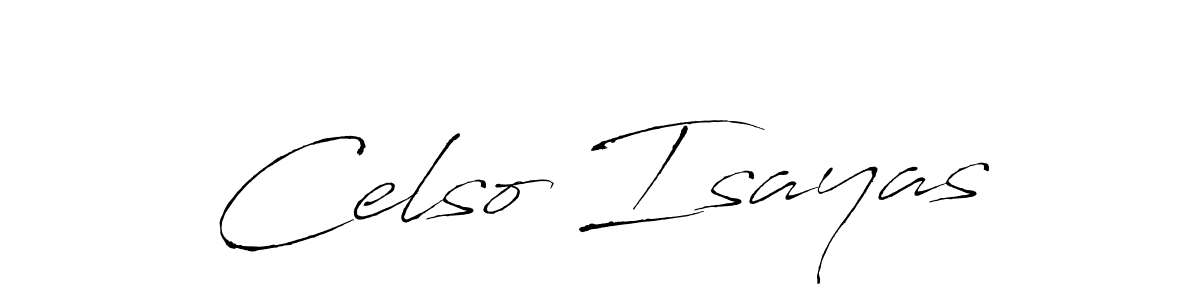 Use a signature maker to create a handwritten signature online. With this signature software, you can design (Antro_Vectra) your own signature for name Celso Isayas. Celso Isayas signature style 6 images and pictures png