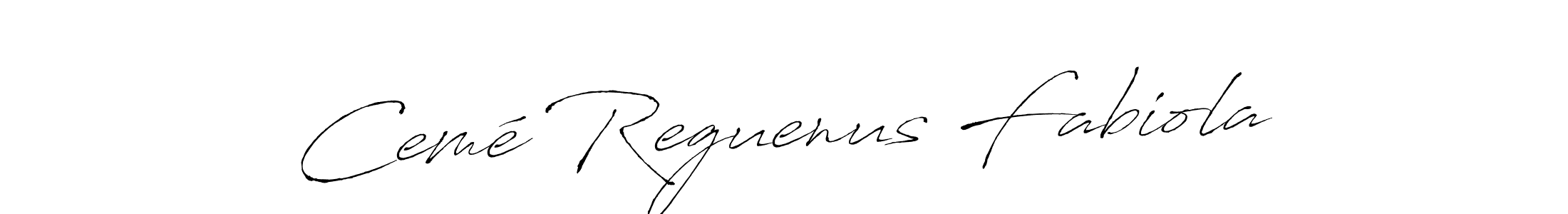 Similarly Antro_Vectra is the best handwritten signature design. Signature creator online .You can use it as an online autograph creator for name Cemé Reguenus Fabiola. Cemé Reguenus Fabiola signature style 6 images and pictures png