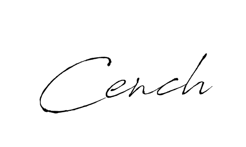 Create a beautiful signature design for name Cench. With this signature (Antro_Vectra) fonts, you can make a handwritten signature for free. Cench signature style 6 images and pictures png