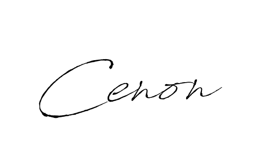You should practise on your own different ways (Antro_Vectra) to write your name (Cenon) in signature. don't let someone else do it for you. Cenon signature style 6 images and pictures png