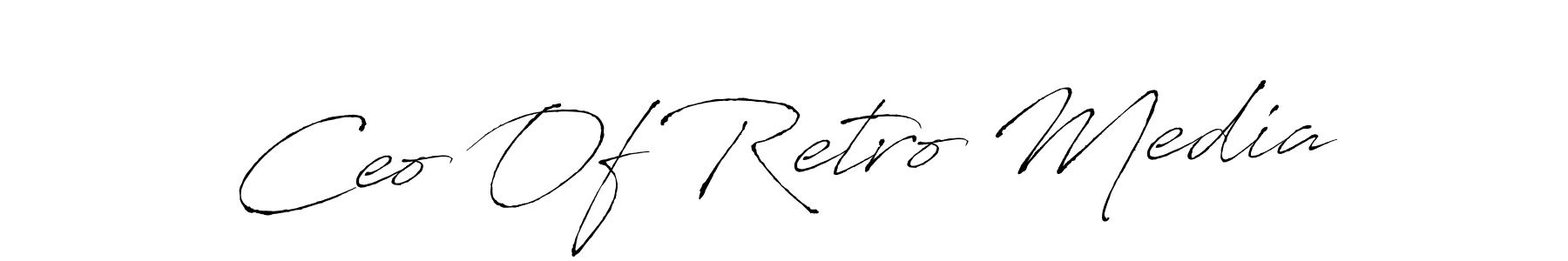 Once you've used our free online signature maker to create your best signature Antro_Vectra style, it's time to enjoy all of the benefits that Ceo Of Retro Media name signing documents. Ceo Of Retro Media signature style 6 images and pictures png