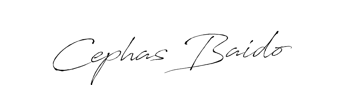 Design your own signature with our free online signature maker. With this signature software, you can create a handwritten (Antro_Vectra) signature for name Cephas Baido. Cephas Baido signature style 6 images and pictures png