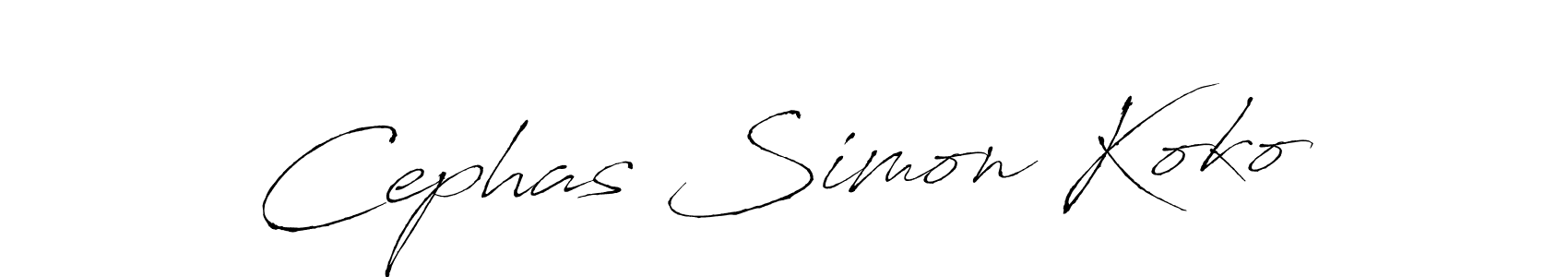 Make a beautiful signature design for name Cephas Simon Koko. Use this online signature maker to create a handwritten signature for free. Cephas Simon Koko signature style 6 images and pictures png