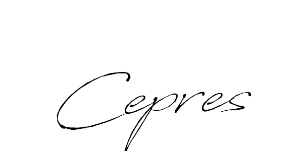 How to make Cepres name signature. Use Antro_Vectra style for creating short signs online. This is the latest handwritten sign. Cepres signature style 6 images and pictures png